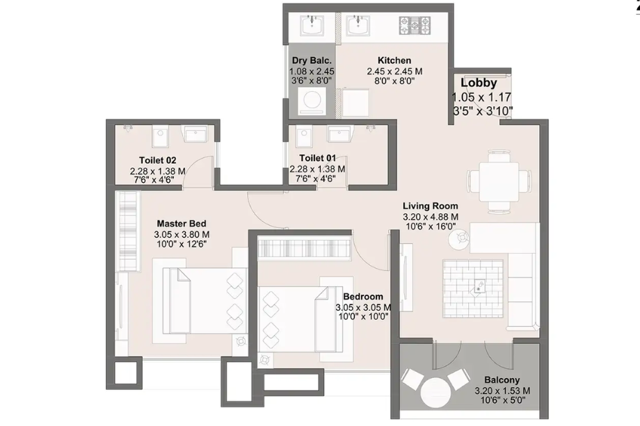 2 BHK