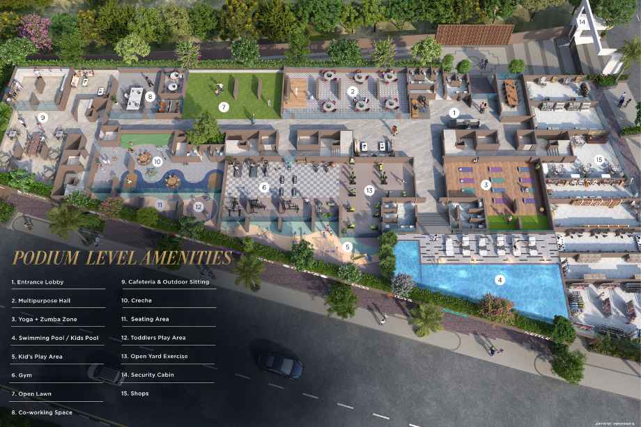 Eka-The-Arka-Amenities-Podium