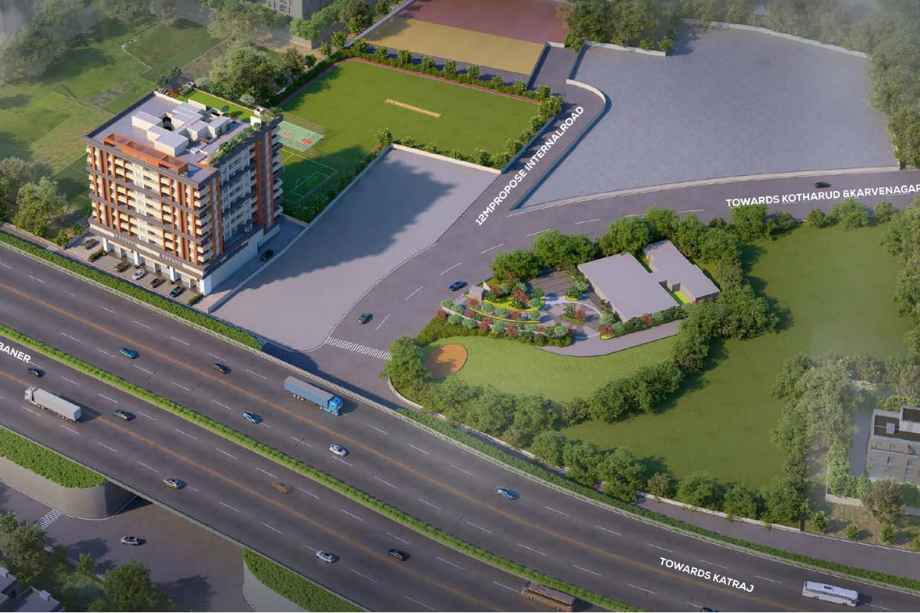 GPL-Awadh-One-Elevation-Image-Aerial-View