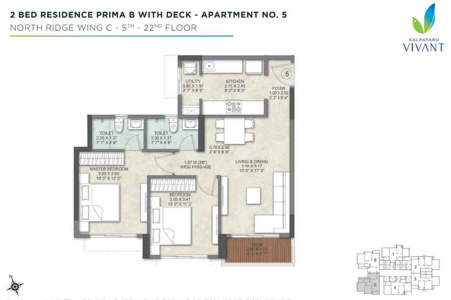 Kalpataru-Vivant-Typical-Floor-Plan-11