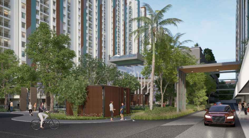 Kohinoor-Uptown-Avenue-cycling-path