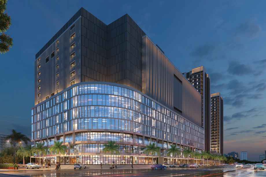 Topaz-Towers-Elevation-image-Offices-Night